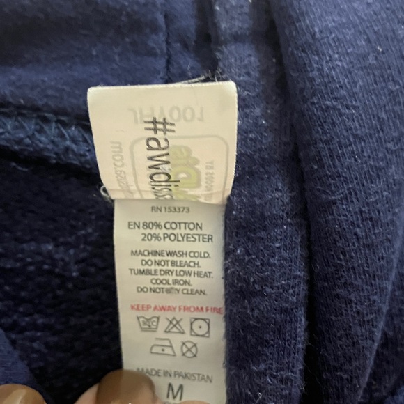 Local Boy Outfitters Youth Hoodie Navy Blue Dog & Crescent Moon Graphic 16” - Picture 4 of 4